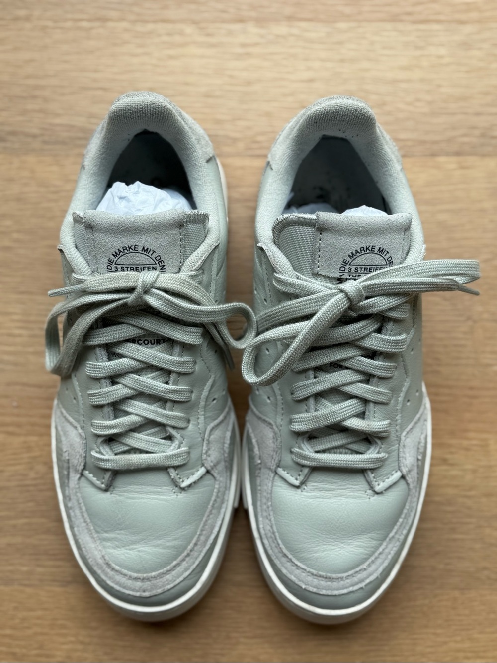 Adidas Supercourt EE6045 Frozen Mint Ash Silver Sneakers Women’s 7.5